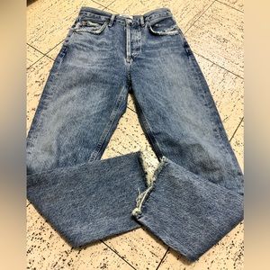 Agolde RILEY HIGH RISE STRAIGHT CROP IN FREQUENCY